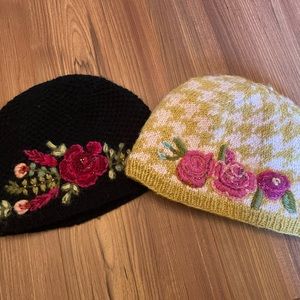 French Knot Wool Hats